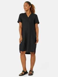 Masai Kleider<Damen Sommerkleid schwarz uni