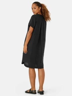 Masai Kleider<Damen Sommerkleid schwarz uni