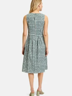 Vera Mont Kleider<Damen Sommerkleid grün gemustert