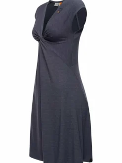 Ragwear Kleider<Damen Sommerkleid - Comfrey Solid marine uni