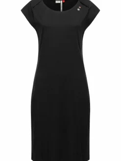 Ragwear Kleider<Damen Sommerkleid - Rivan Solid schwarz meliert