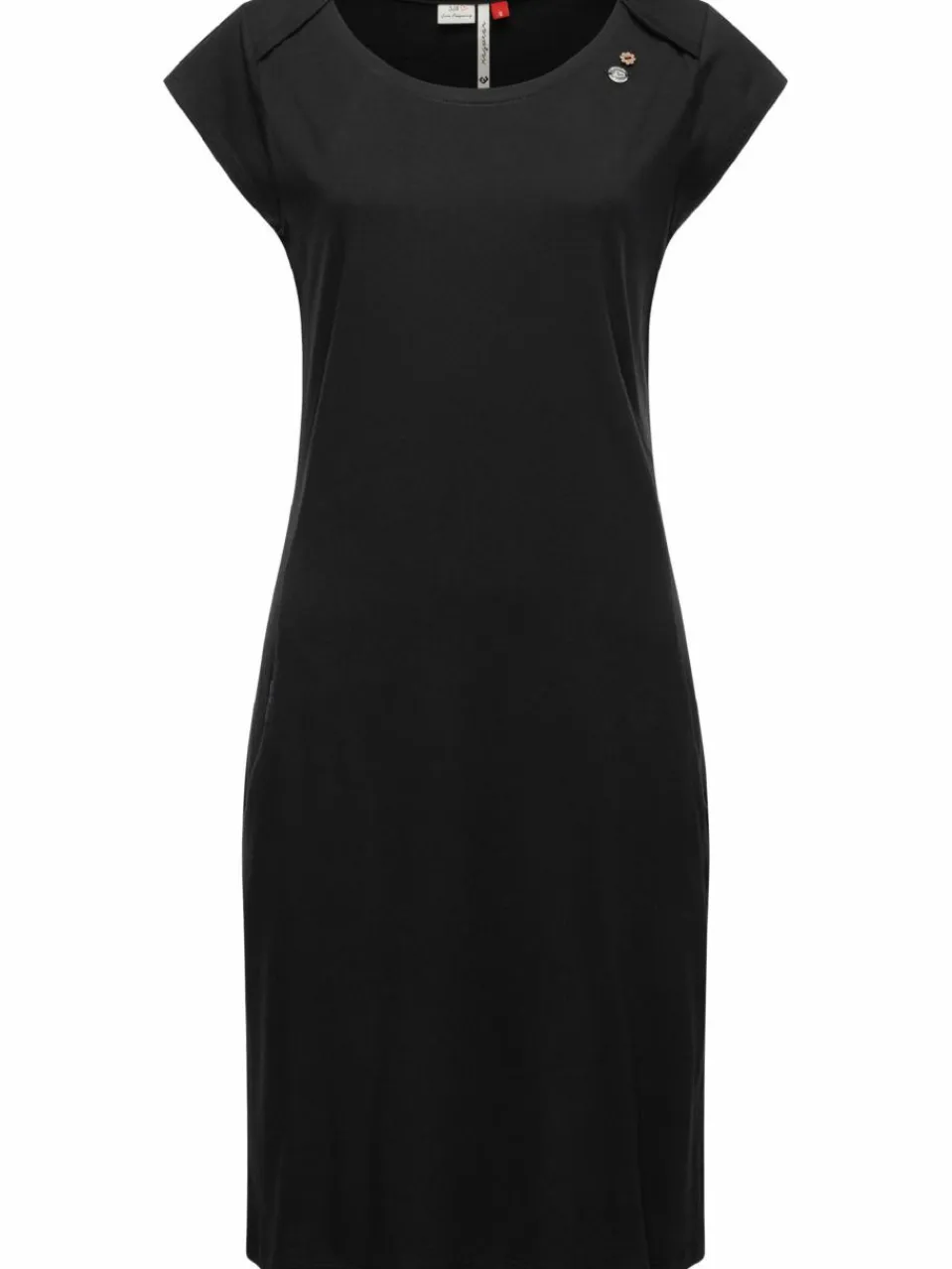 Ragwear Kleider<Damen Sommerkleid - Rivan Solid schwarz meliert