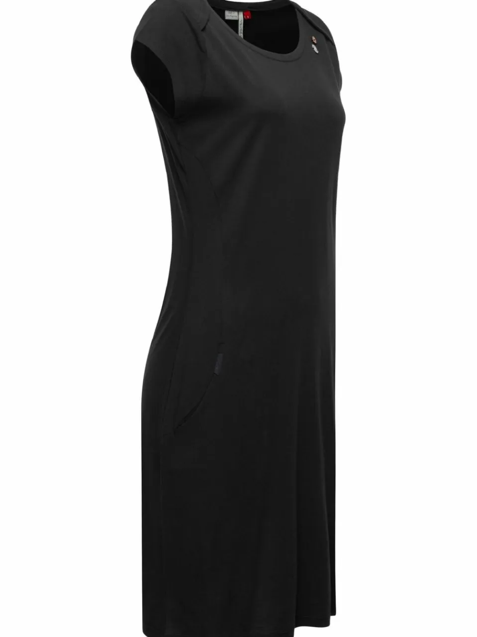 Ragwear Kleider<Damen Sommerkleid - Rivan Solid schwarz meliert