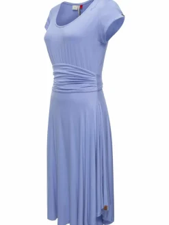 Ragwear Kleider<Damen Sommerkleid - Yvone Solid blau uni