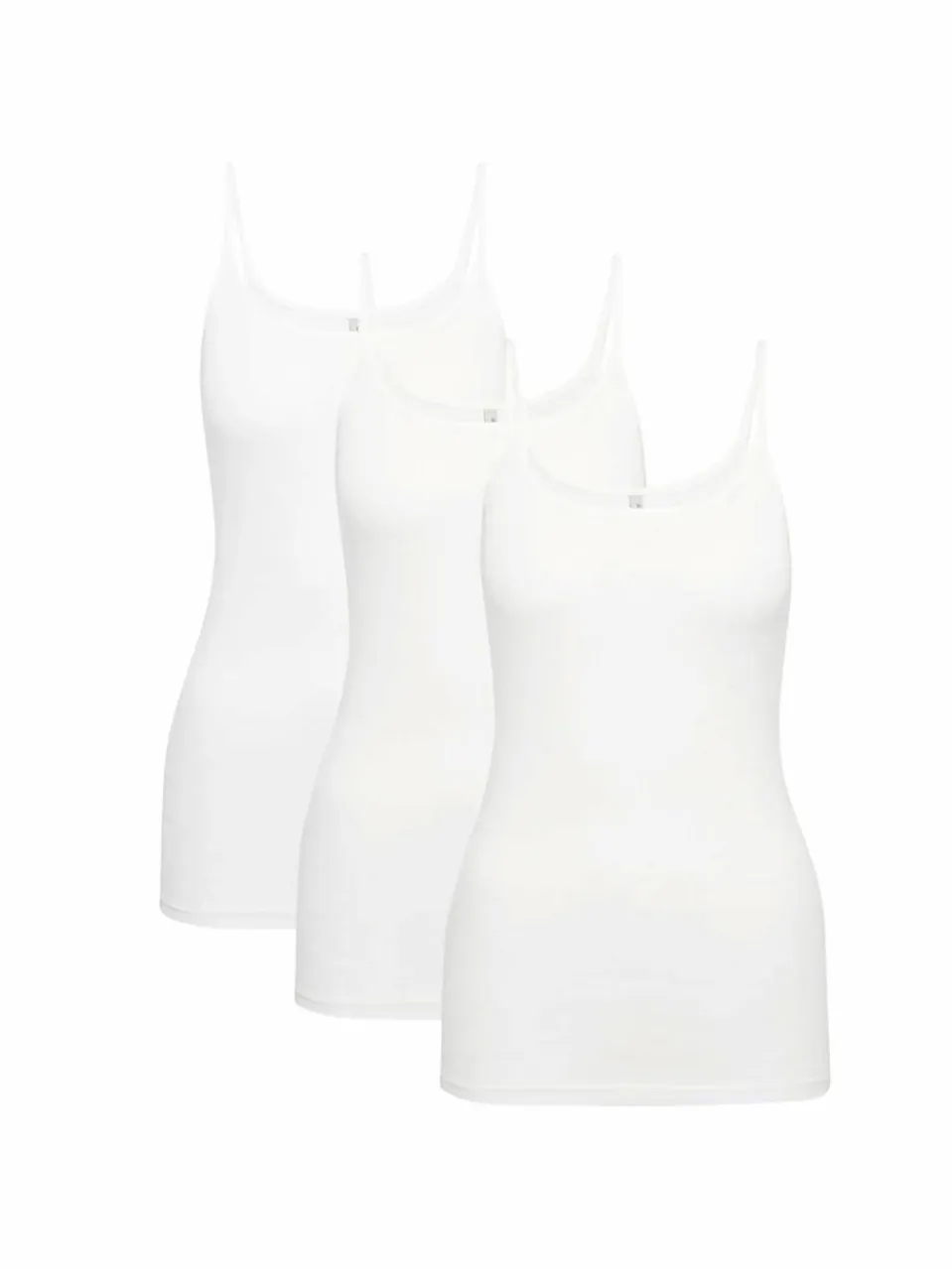 Triumph Shirts & Tops<Damen Spaghetti Top - 3er Pack Katia Basics weiß uni