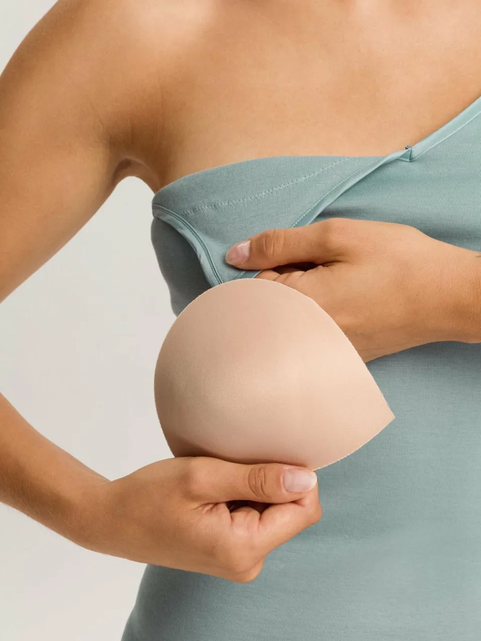 Hanro Shirts & Tops<Damen Spaghettitop - Cotton Seamless hellblau uni