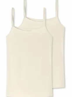 Schiesser Shirts & Tops<Damen Spaghettitop - Uncover weiß uni