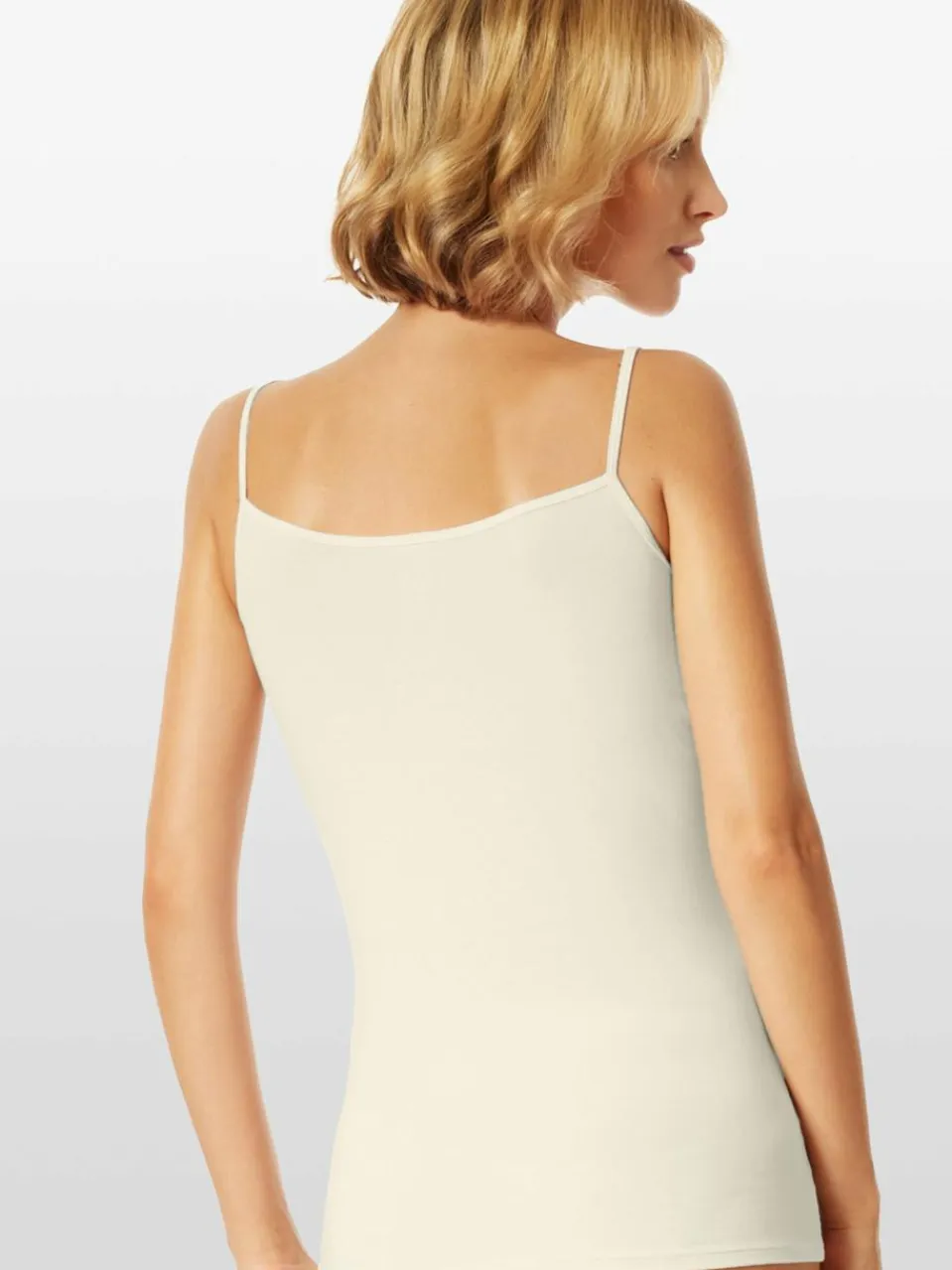 Schiesser Shirts & Tops<Damen Spaghettitop - Uncover weiß uni