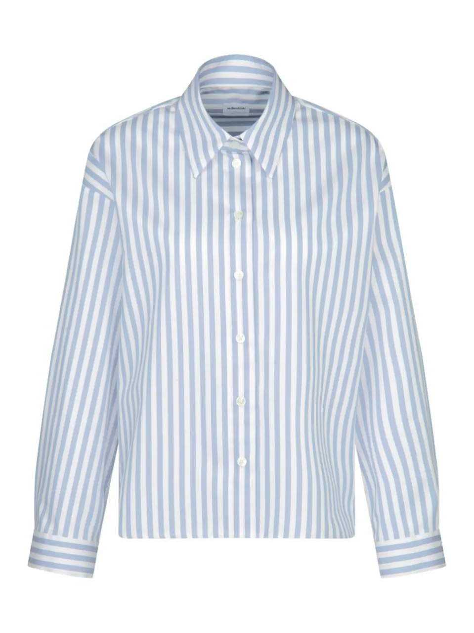 Seidensticker Blusen<Damen Stehkragenbluse - Gestreift blau gestreift