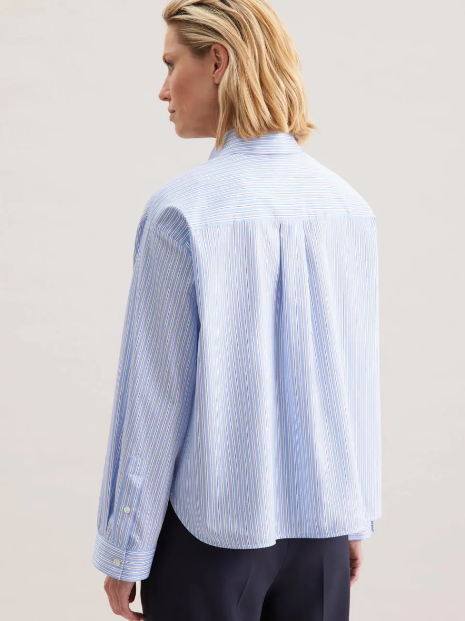 Damen Seidensticker Blusen>Damen Stehkragenbluse - Gestreift