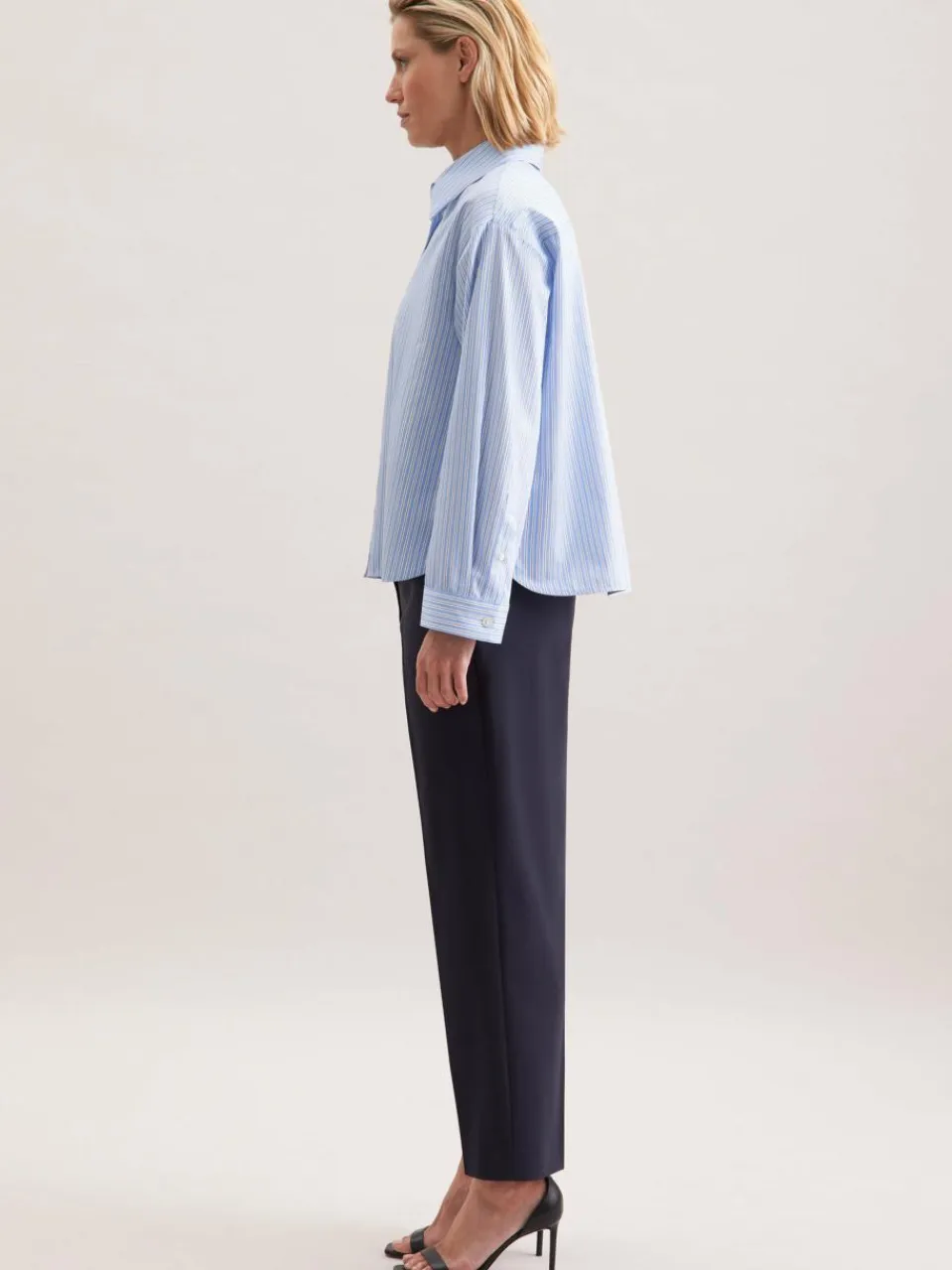 Damen Seidensticker Blusen>Damen Stehkragenbluse - Gestreift