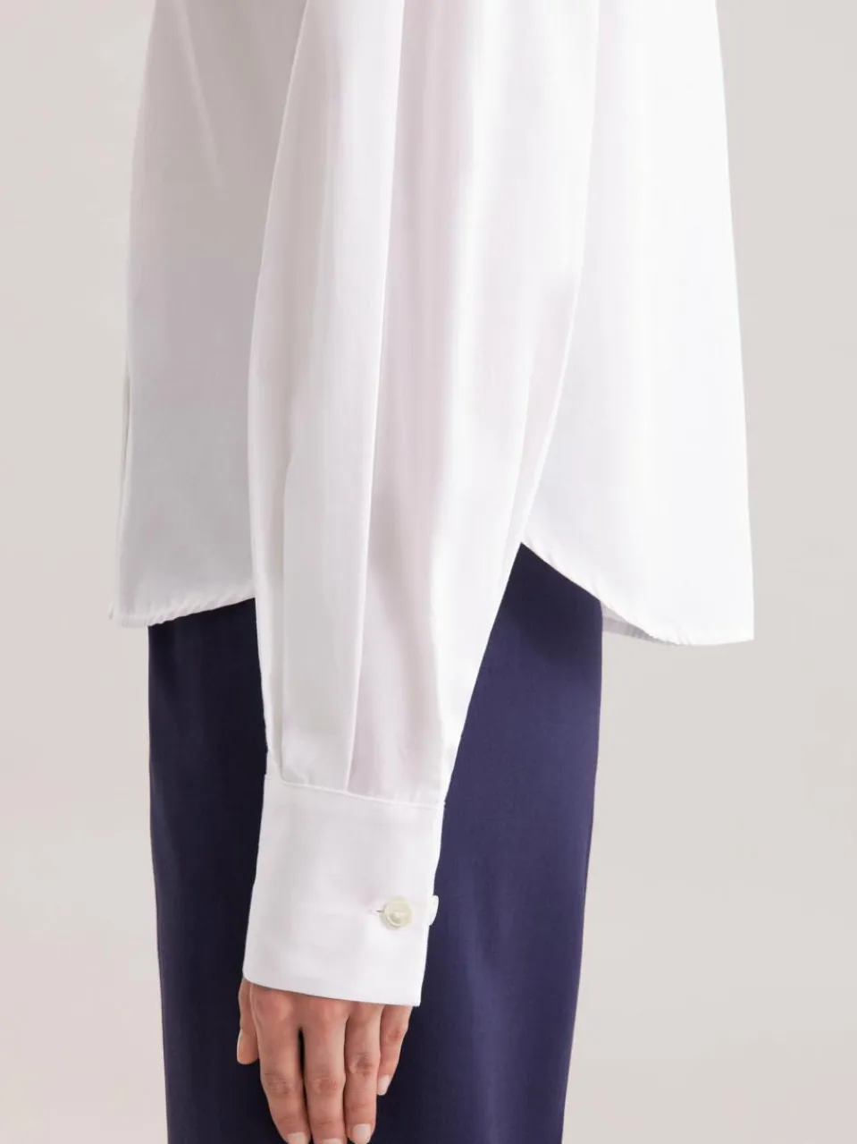 Seidensticker Blusen<Damen Stehkragenbluse - Uni weiß uni