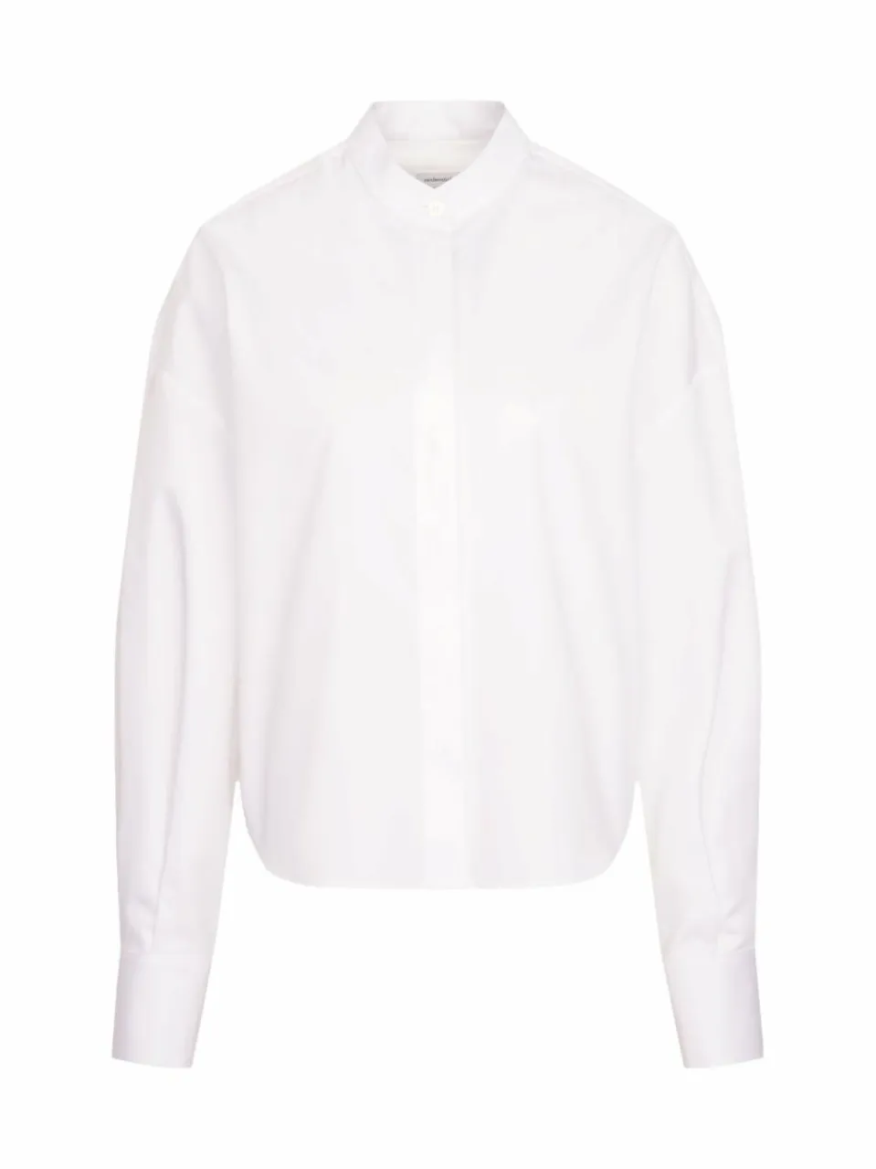 Seidensticker Blusen<Damen Stehkragenbluse - Uni weiß uni