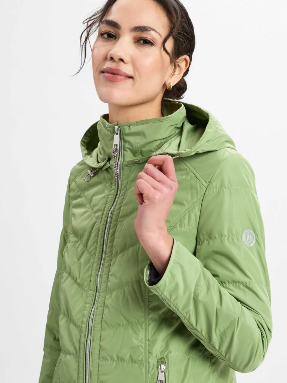 Lebek Jacken & Westen<Damen Steppjacke lind uni