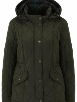 Gil Bret Jacken & Westen<Damen Steppjacke khaki uni