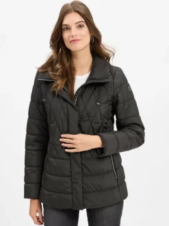 Fuchs Schmitt Jacken & Westen<Damen Steppjacke schwarz uni