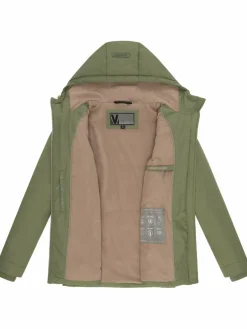 Marikoo Jacken & Westen<Damen Steppjacke - Alemee 16 oliv uni