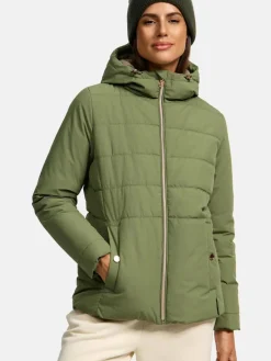 Marikoo Jacken & Westen<Damen Steppjacke - Alemee 16 oliv uni