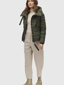 Navahoo Jacken & Westen<Damen Steppjacke - Amayaa oliv uni