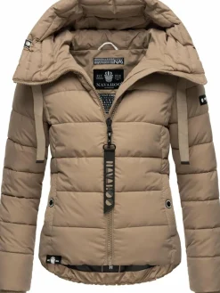 Navahoo Jacken & Westen<Damen Steppjacke - Amayaa taupe uni
