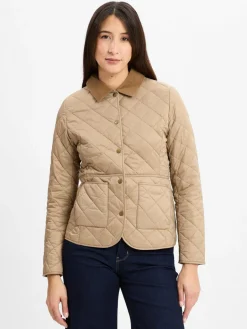 Barbour Jacken & Westen<Damen Steppjacke - Deveron sand uni