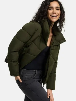 Marikoo Jacken & Westen<Damen Steppjacke - Jalliaa 16 oliv uni