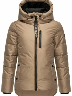 Navahoo Jacken & Westen<Damen Steppjacke - Krümelein taupe uni
