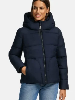 Navahoo Jacken & Westen<Damen Steppjacke - Lachperle XIV marine uni