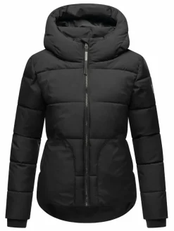 Navahoo Jacken & Westen<Damen Steppjacke - Lachperle XIV schwarz uni