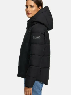 Navahoo Jacken & Westen<Damen Steppjacke - Lachperle XIV schwarz uni