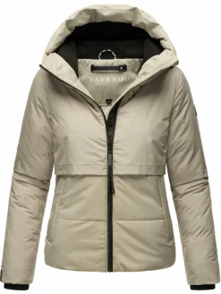 Navahoo Jacken & Westen<Damen Steppjacke - Liebesküken XIV ecru uni