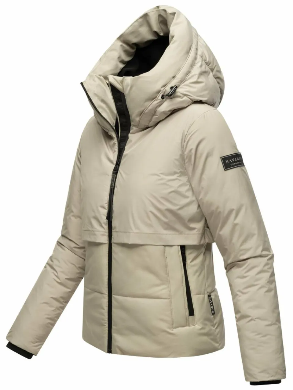 Navahoo Jacken & Westen<Damen Steppjacke - Liebesküken XIV ecru uni