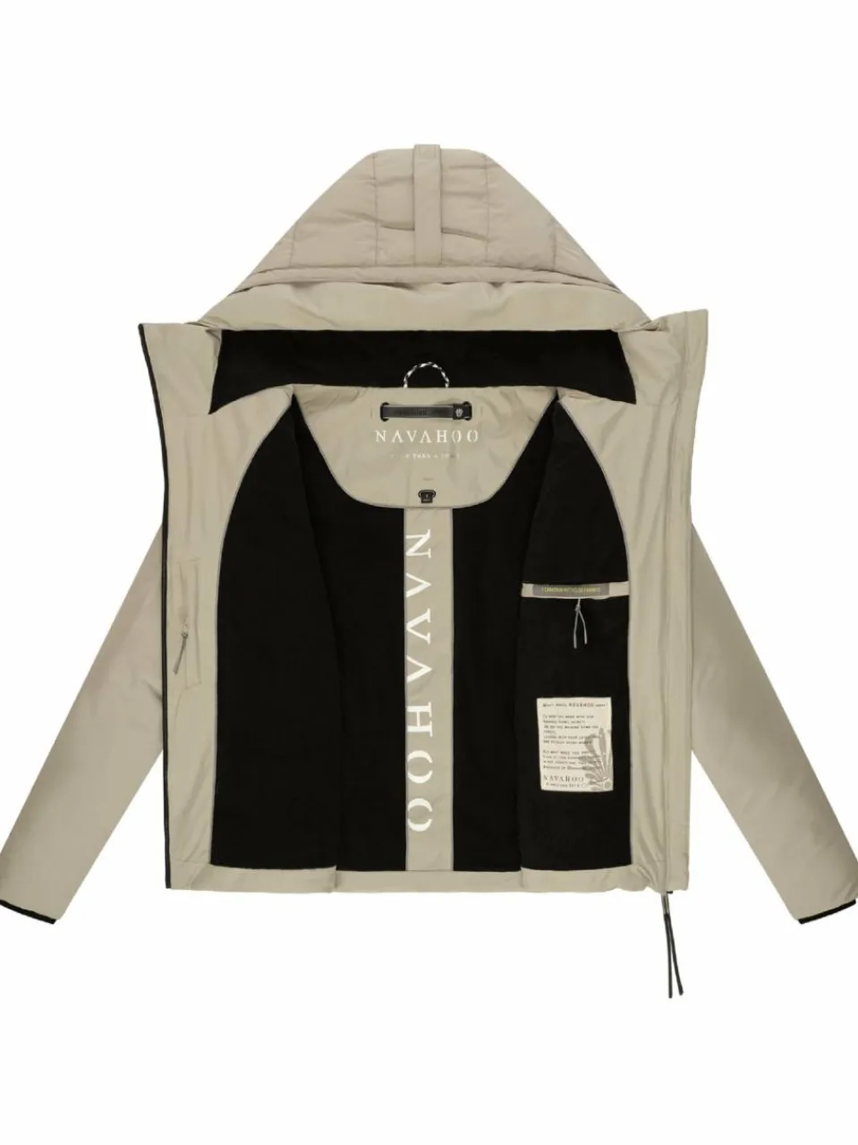 Navahoo Jacken & Westen<Damen Steppjacke - Liebesküken XIV ecru uni