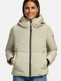 Navahoo Jacken & Westen<Damen Steppjacke - Liebesküken XIV ecru uni
