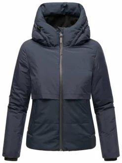 Navahoo Jacken & Westen<Damen Steppjacke - Liebesküken XIV marine uni