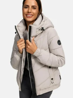 Marikoo Jacken & Westen<Damen Steppjacke - Nayanaa XVI ecru uni