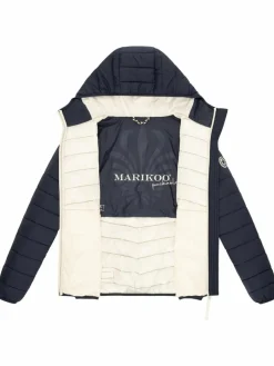 Marikoo Jacken & Westen<Damen Steppjacke - Pack Mich Ein marine uni