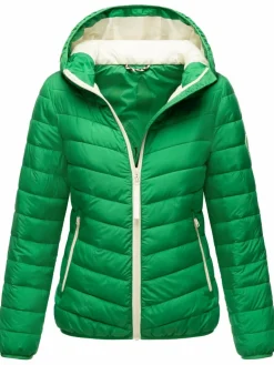 Marikoo Jacken & Westen<Damen Steppjacke - Pack Mich Ein grün uni