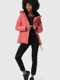 Navahoo Jacken & Westen<Damen Steppjacke - Sag ja XIV rot uni