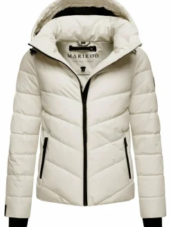 Marikoo Jacken & Westen<Damen Steppjacke - Samuiaa XVI weiß uni
