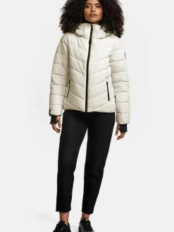 Marikoo Jacken & Westen<Damen Steppjacke - Samuiaa XVI weiß uni