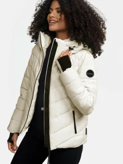 Marikoo Jacken & Westen<Damen Steppjacke - Samuiaa XVI weiß uni