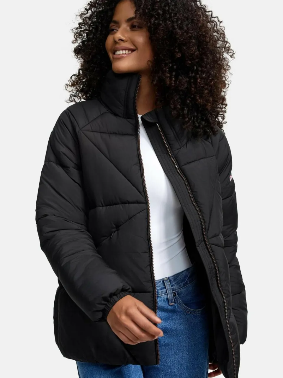 Damen Navahoo Jacken & Westen>Damen Steppjacke - Schokolinaa 14