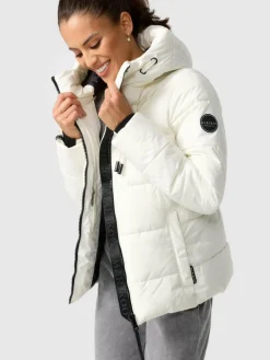 Marikoo Jacken & Westen<Damen Steppjacke - Shimoaa XVI weiß uni