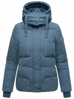Navahoo Jacken & Westen<Damen Steppjacke - Zauberlicht 14 blau uni