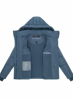 Navahoo Jacken & Westen<Damen Steppjacke - Zauberlicht 14 blau uni