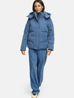 Navahoo Jacken & Westen<Damen Steppjacke - Zauberlicht 14 blau uni