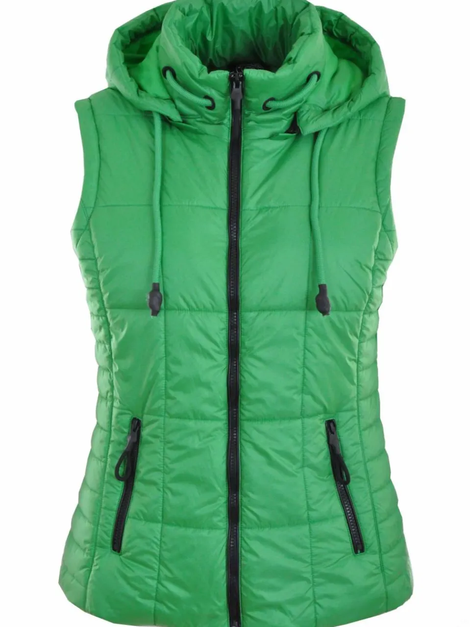 Navigazione Jacken & Westen<Damen Steppweste grün uni