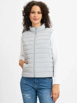 brookshire Jacken & Westen<Damen Steppweste - Romy hellgrau uni