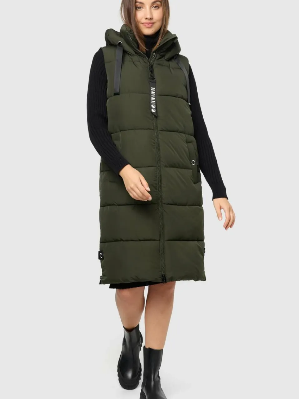 Damen Navahoo Jacken & Westen>Damen Steppweste - Schnuffelchen